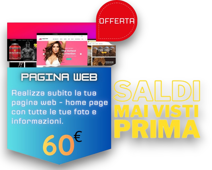 Realizza pagina web RICHIEDILA ORA