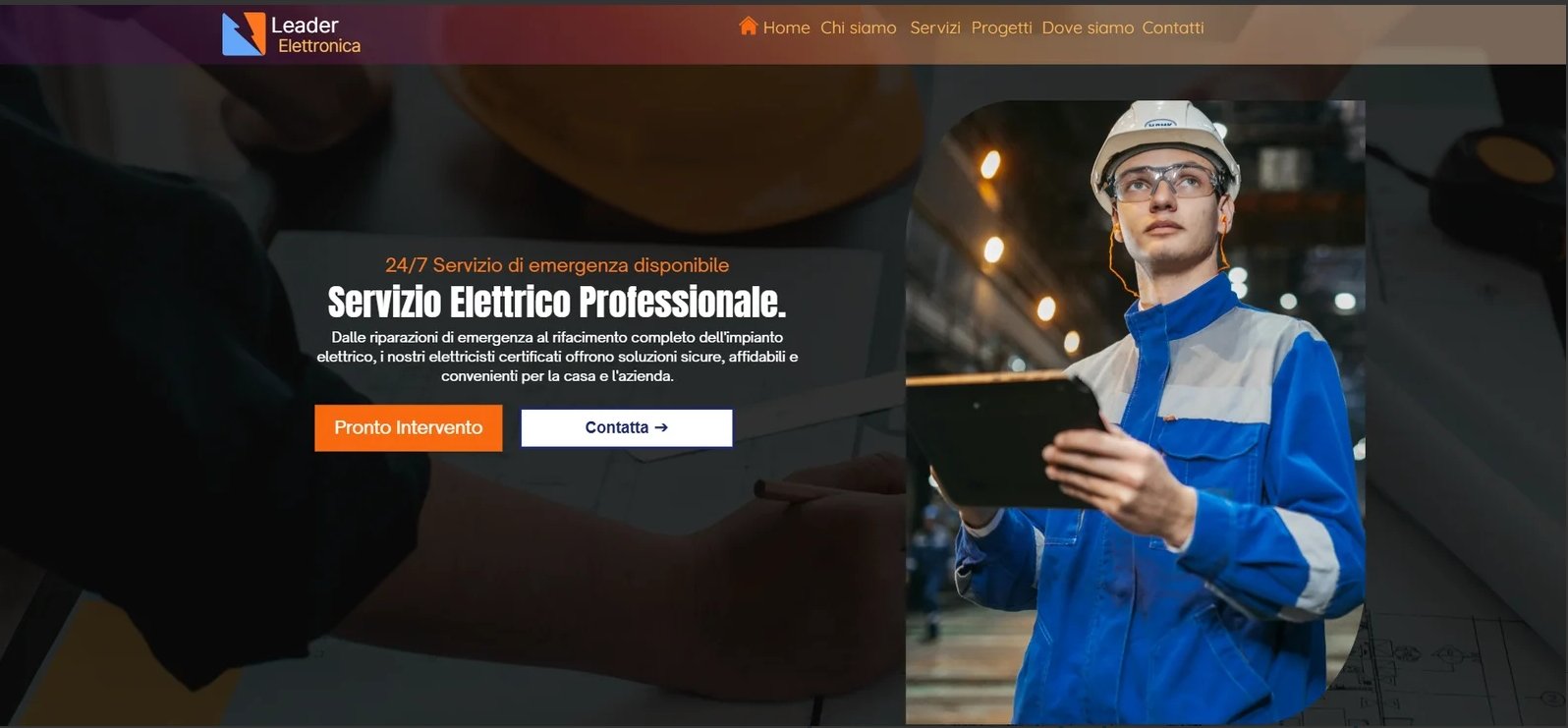 Sito economico Sito Elettricista 1