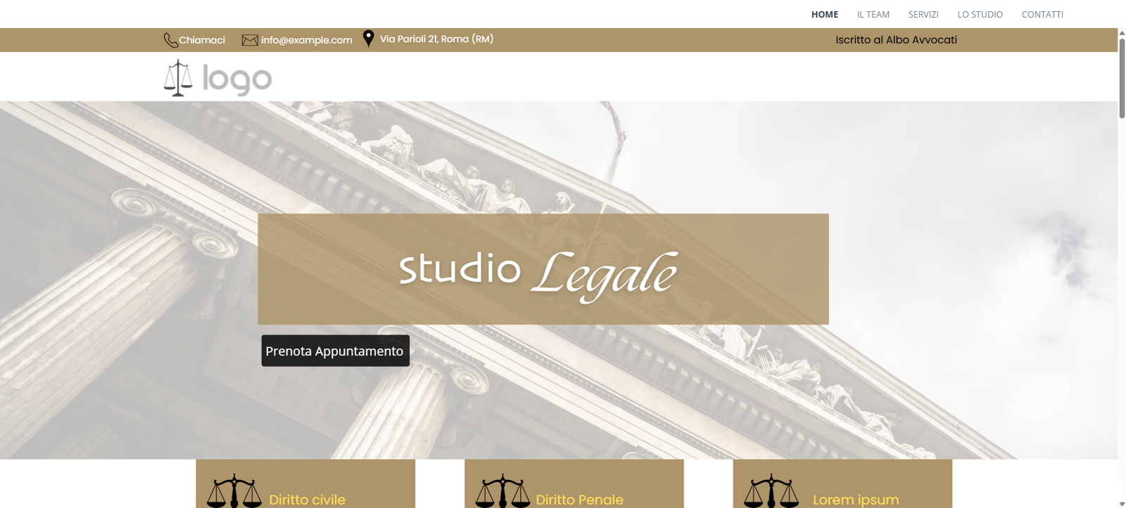 Sito economico Studio Legale1