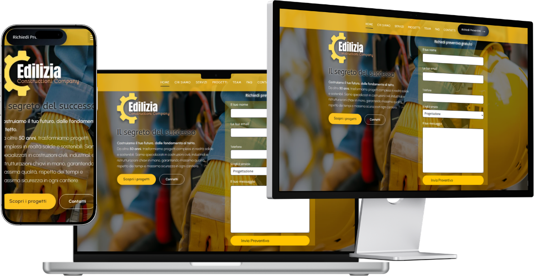 SitoPronto Cover Costruzioni